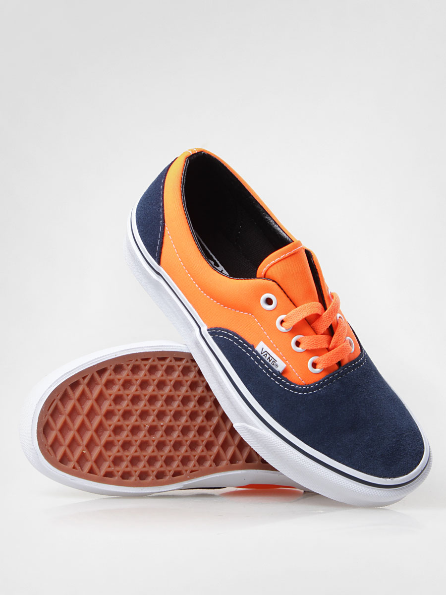 vans era neon orange