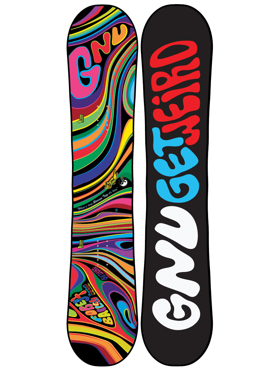 Męska Deska snowboardowa Gnu Forest Bailey Pickle PTX (mul) 150