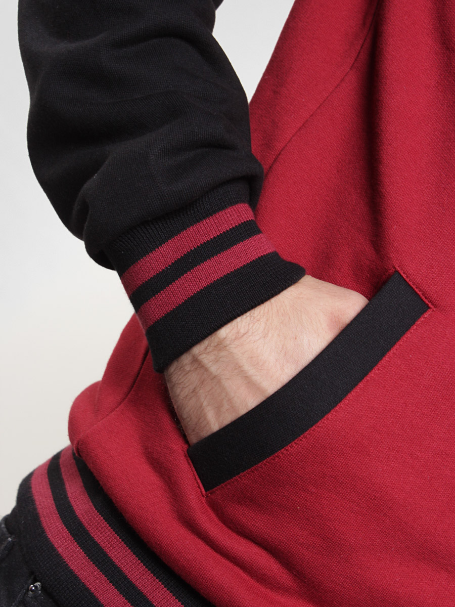 Kurtka Tabasko Versity Collage (red/blk)