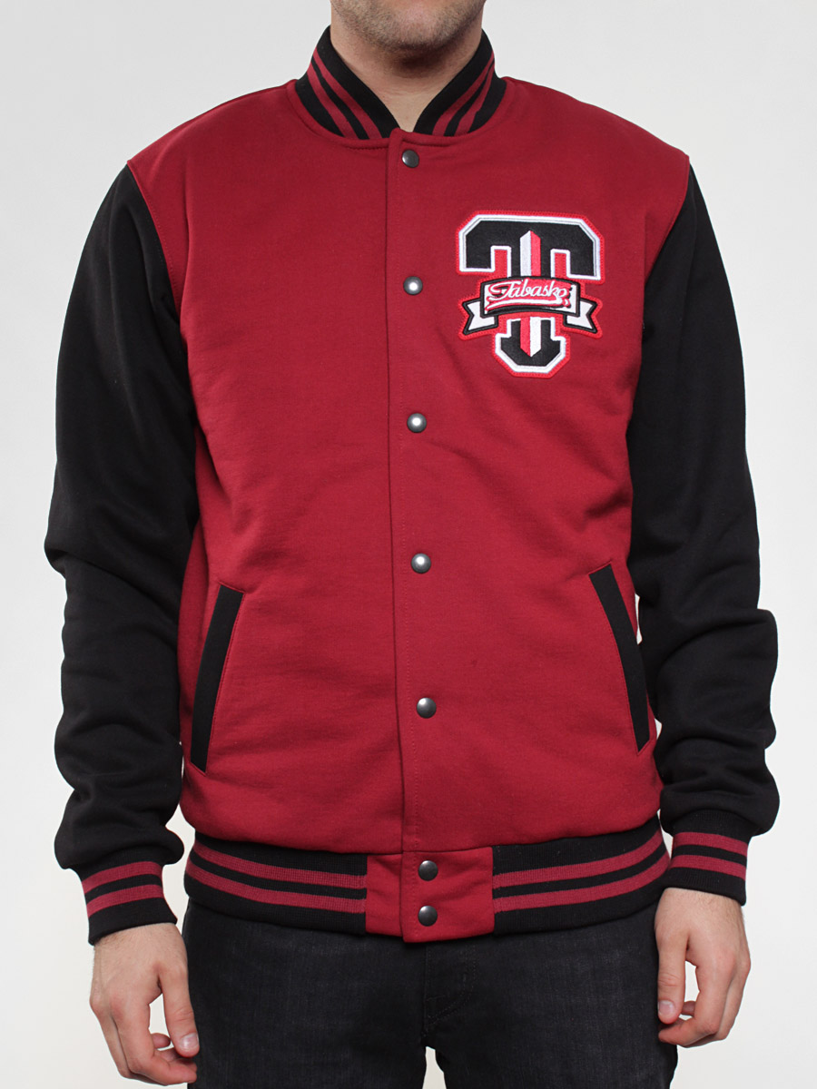 Kurtka Tabasko Versity Collage (red/blk)