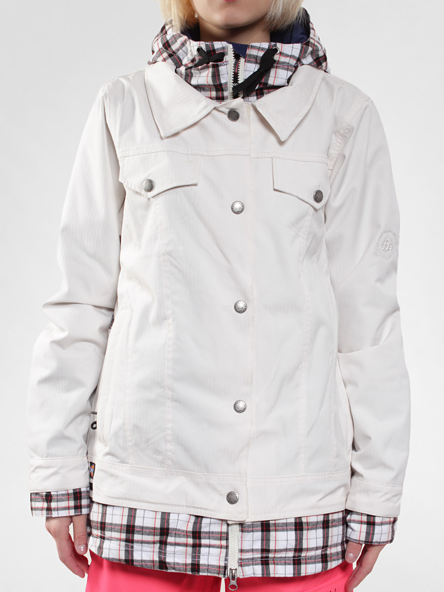 Damska Kurtka snowboardowa 686 Tms Dickies Rnch (ivory)
