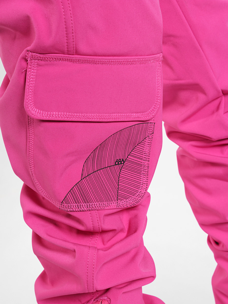 Damskie Spodnie snowboardowe 686 Reserved Crown Softshell (magenta)