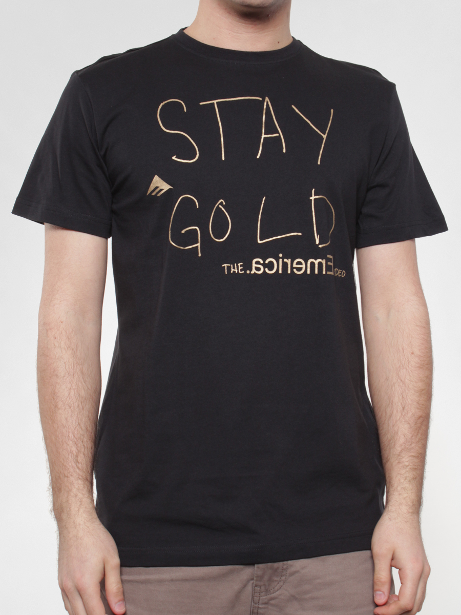 T-Shirt Emerica Stay Gold (black)