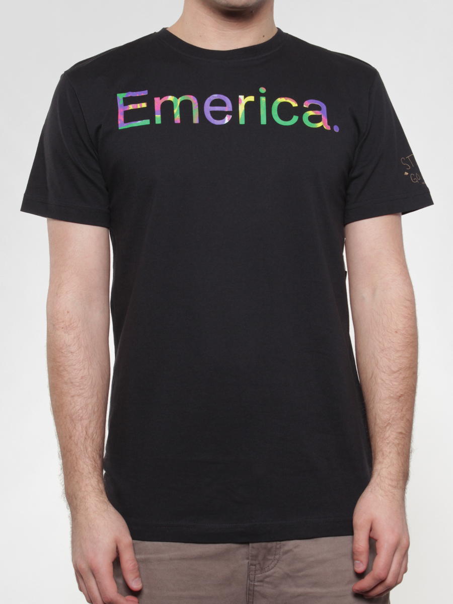 T-Shirt Emerica Stay Gold Pure (black)