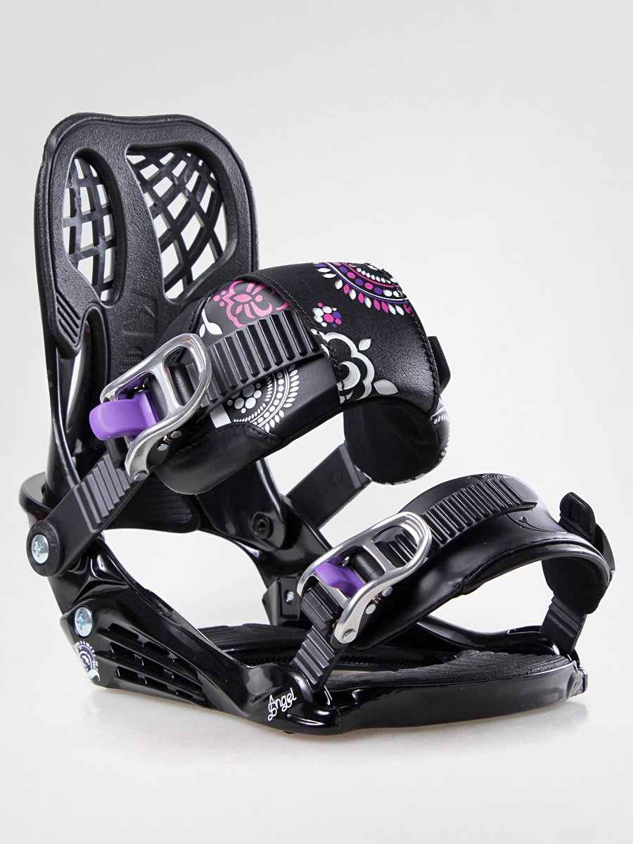Damskie Wiązania snowboardowe Nidecker Angel (black/purple)