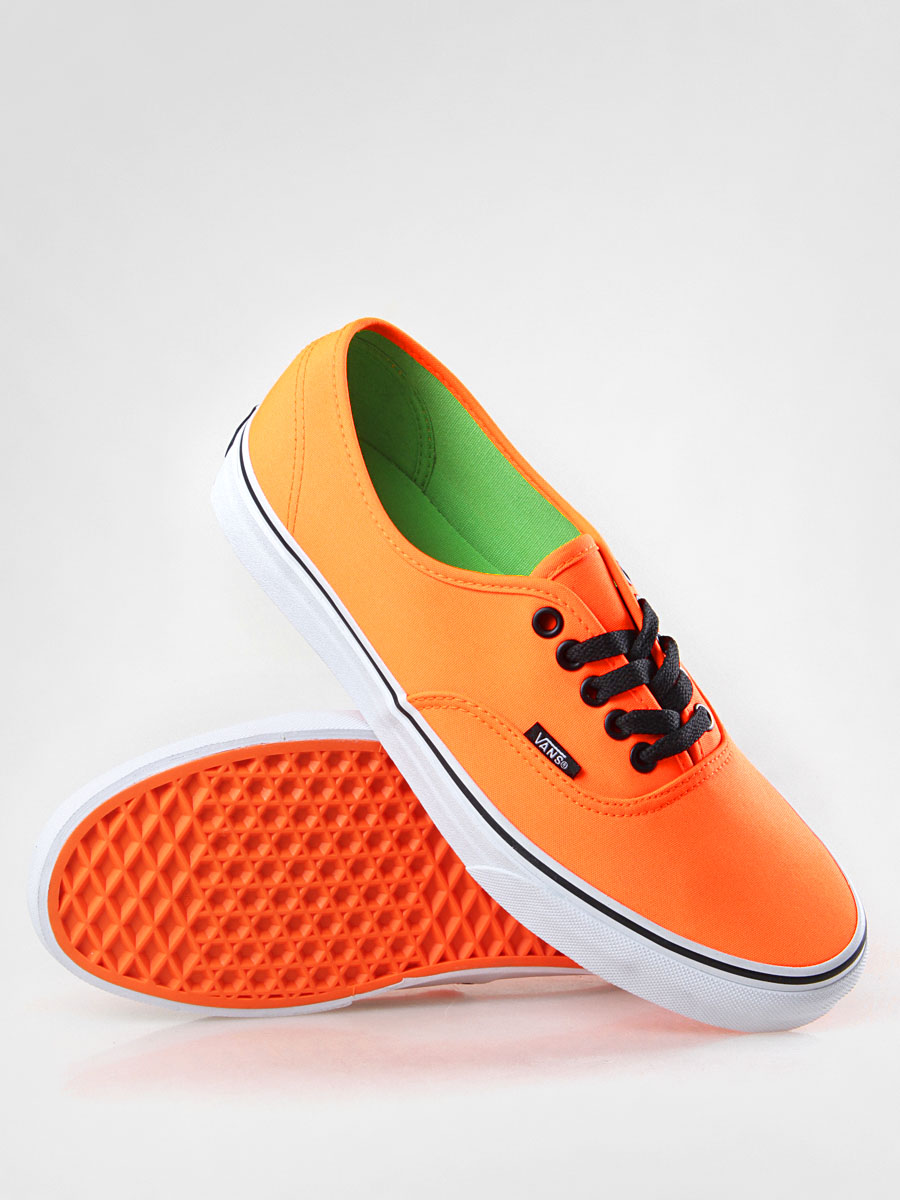 Buty Vans Authentic pomarańczowy (neon/orange/green)
