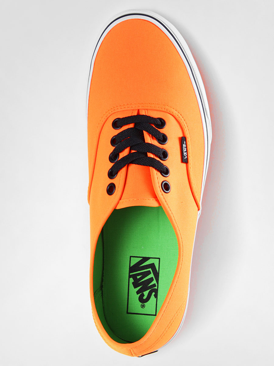 Vans authentic neon outlet orange