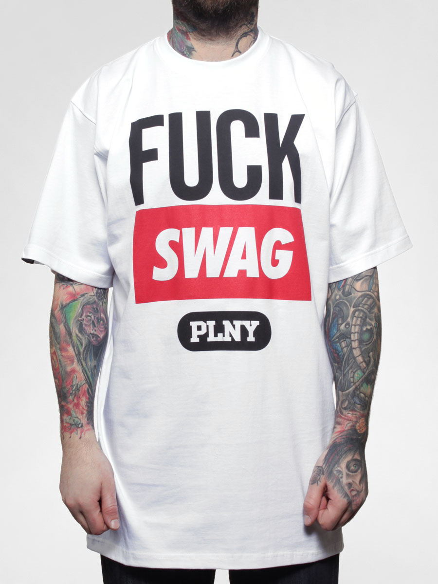 Koszulka PLNY Fuck Swag (wht)