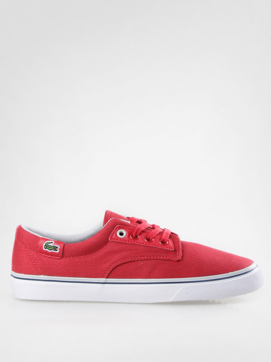 Buty Lacoste Barbados SS Wmn (red/grey cnv/syn)