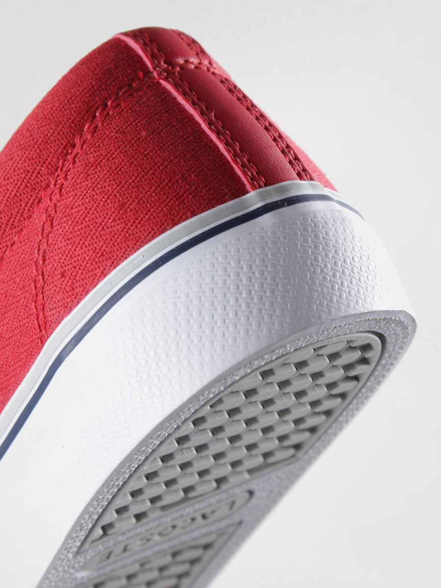 Buty Lacoste Barbados SS Wmn (red/grey cnv/syn)