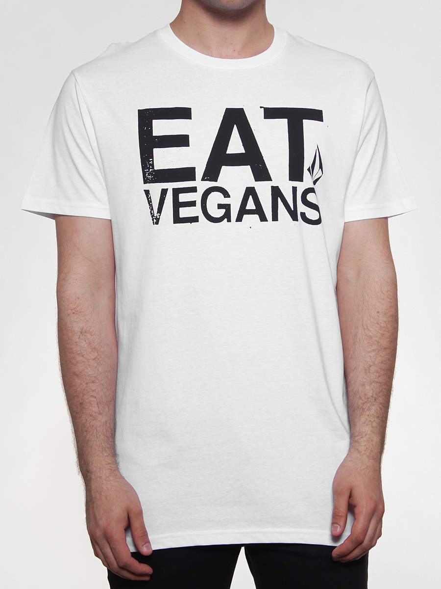 Koszulka Volcom Eat Vegans (wht)