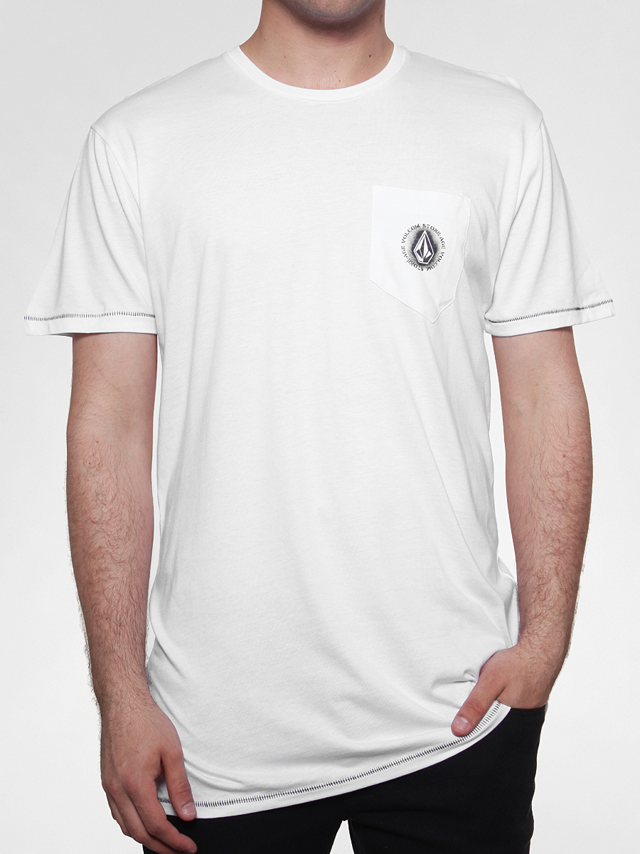 Koszulka Volcom Stone Alone Pocket (wht)