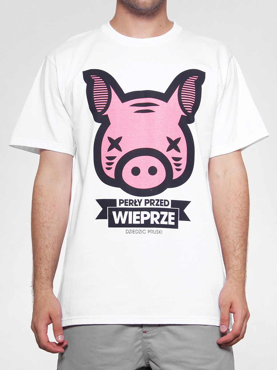 Koszulka Dziedzic Pruski Perły Przed Wieprze (wht)
