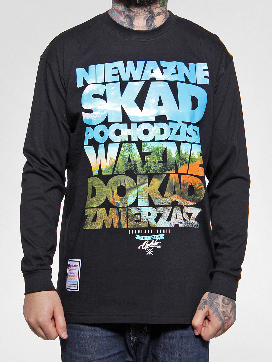 Longsleeve El Polako Nieważne Skąd (blk)