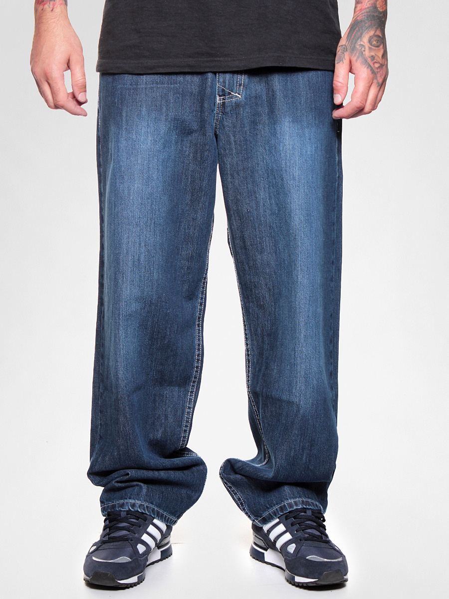 Spodnie MassDnm Oversize Baggy Fit (dk blu)