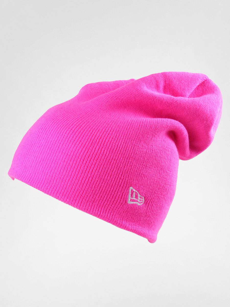 Czapka zimowa New Era Orginal Long Knit 3 (fl pink)