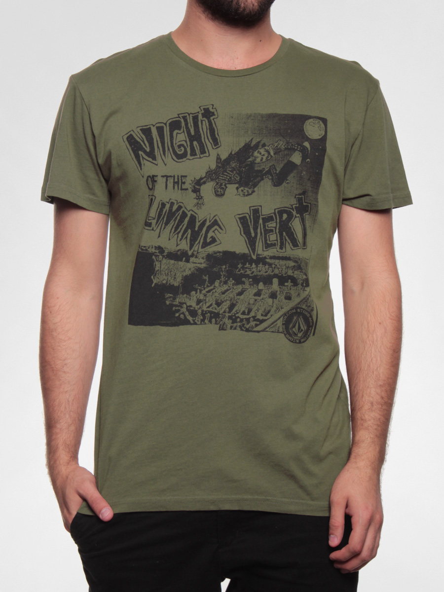 Koszulka Volcom Night Of The Living Vert (mil)