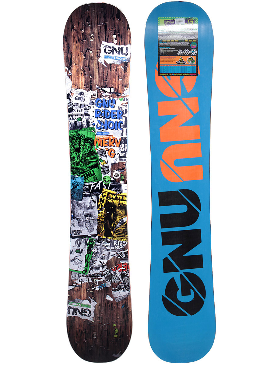 Deska snowboardowa Gnu Riders Choice 154