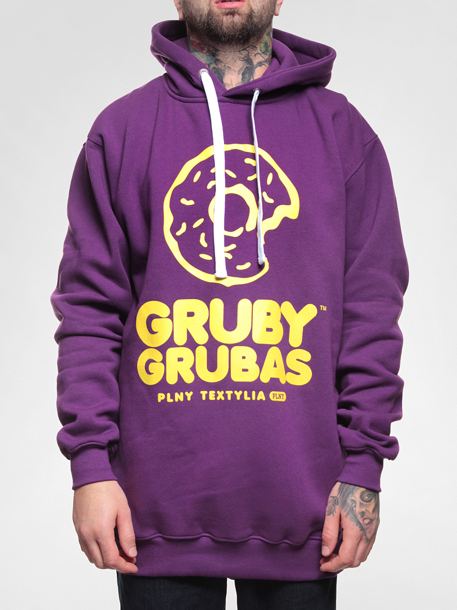 Bluza PLNY Gruby Grubas HD (fioletowy)