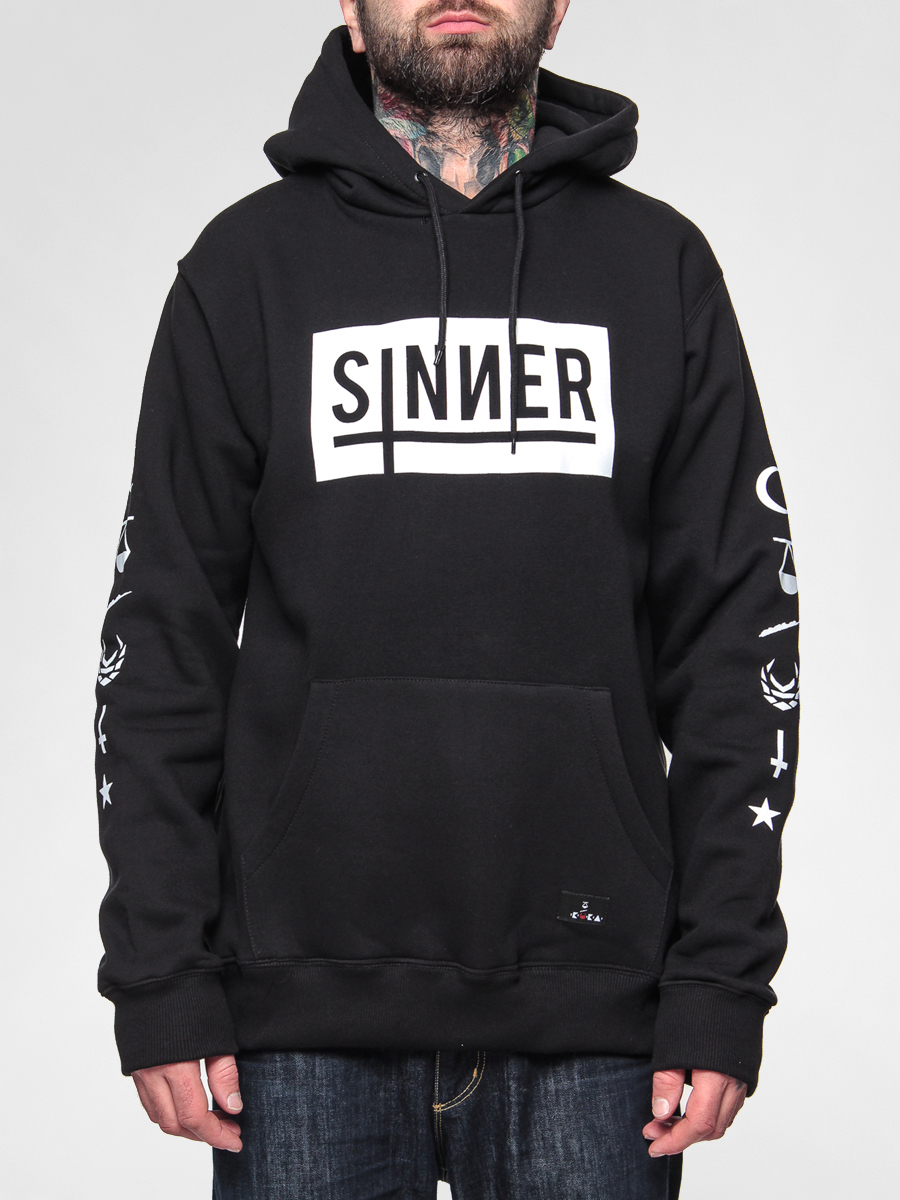 Bluza z kapturem Koka Sinner HD (black/white)
