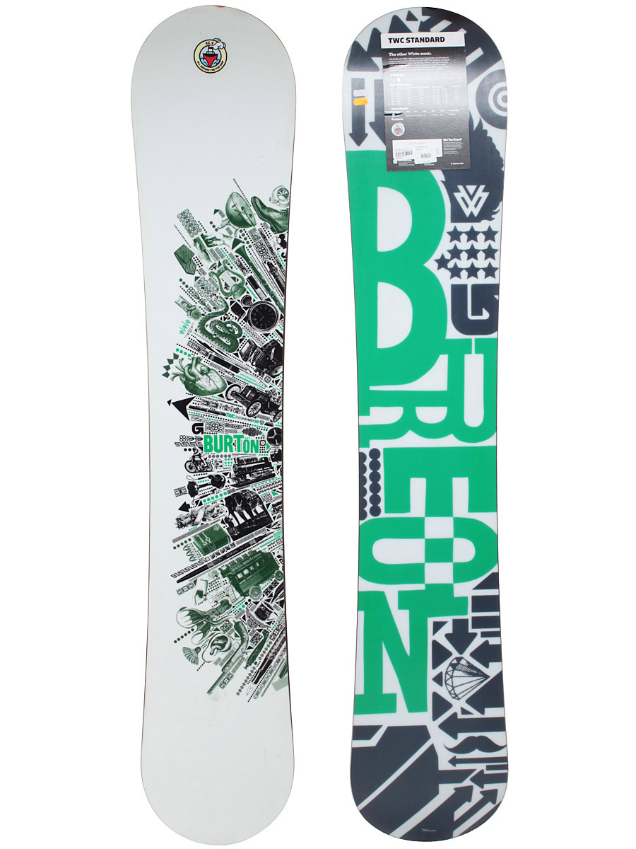 Męska Deska snowboardowa Burton TWC Standard 159 (white/black/green)