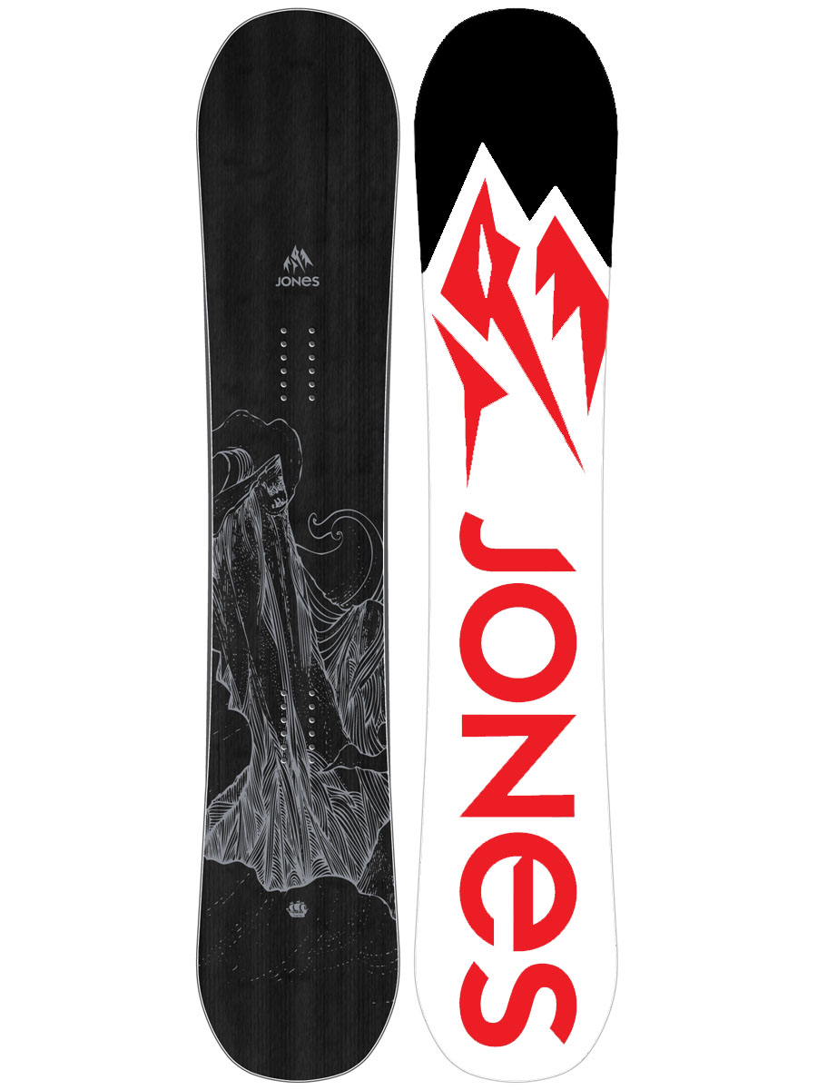 Męska Deska snowboardowa Jones Flagship 2 (black/white/red)