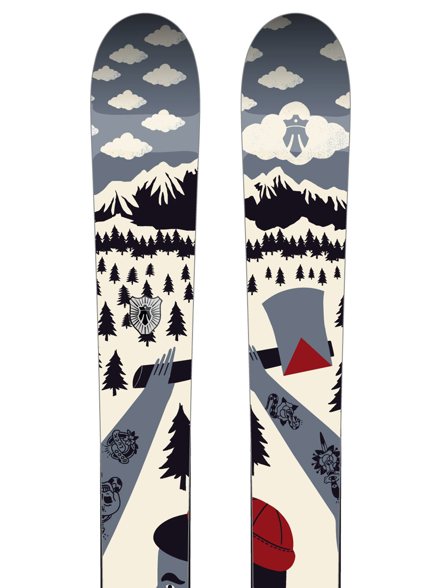 スキー MAJESTY LUMBERJACK 185 cm 2018 Majesty Lumberjack 185cm Skis - Powder7