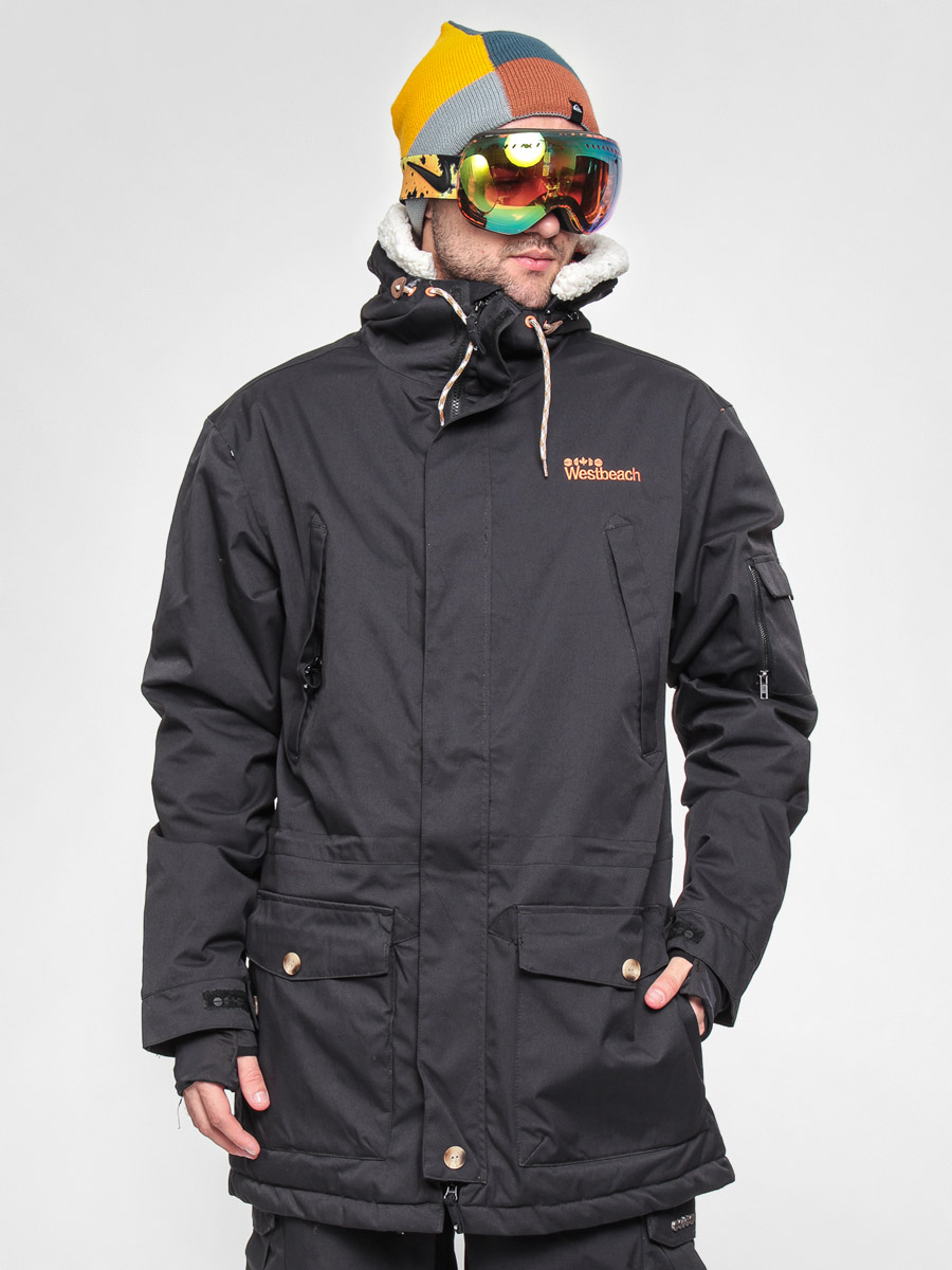 Męska Kurtka snowboardowa Westbeach Wood Parker (black)