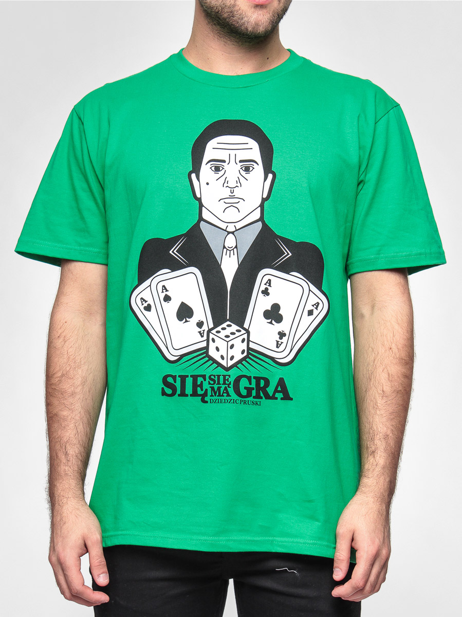 T-shirt Dziedzic Pruski Się Gra Się Ma (grn)