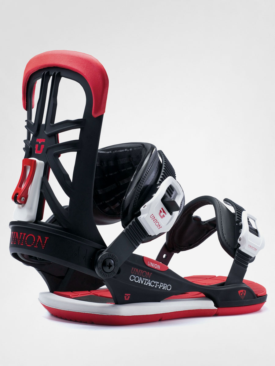 Męskie Wiązania snowboardowe Union Contact Pro (black/red)