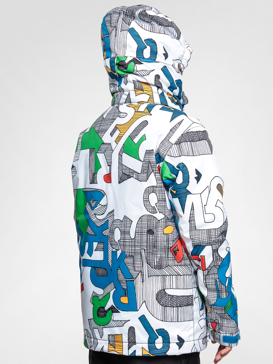 Dziecięca kurtka snowboardowa Quiksilver 193 (moldan white)
