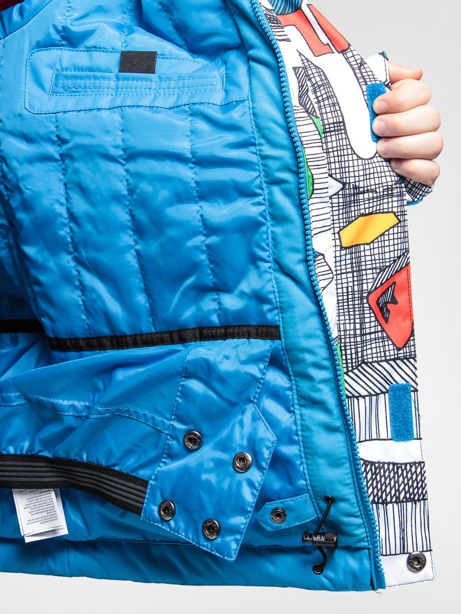 Dziecięca kurtka snowboardowa Quiksilver 193 (moldan white)