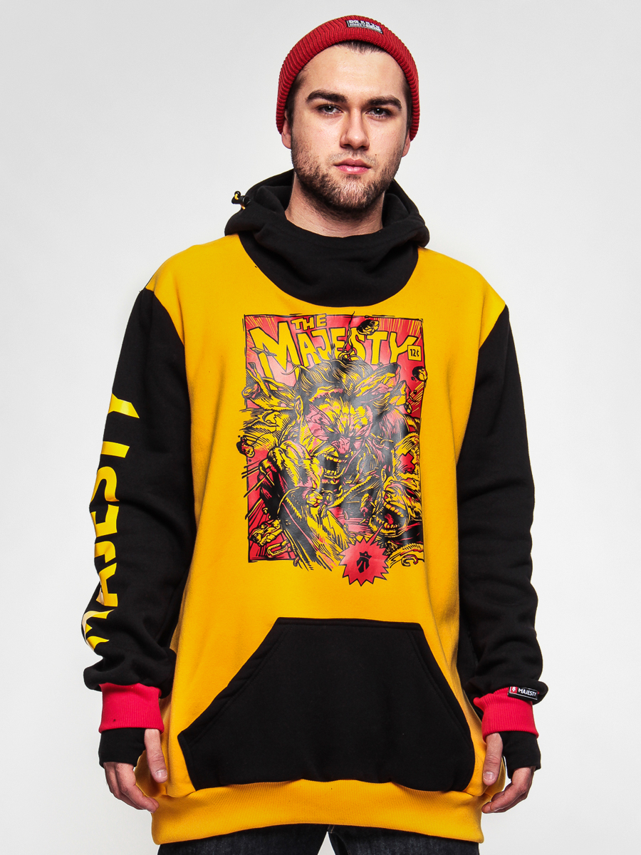 Bluza z kapturem Majesty Clash Tall HD (yellow/black)