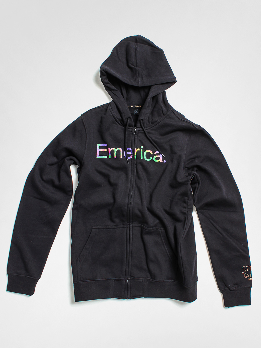Bluza z kapturem Emerica Stay Gold Pure Zip (black)