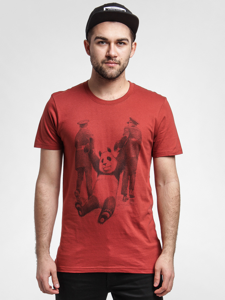 T-shirt Element Uprising Panda (barn red)