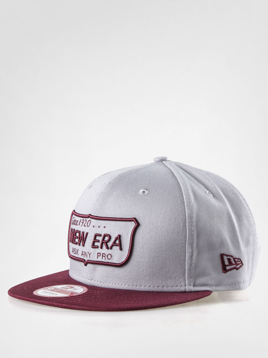 Czapka z daszkiem New Era Ask Any Pro ZD (grey/maroon)