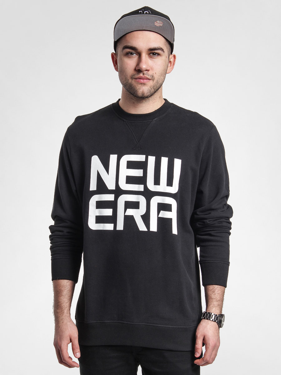 Bluza New Era Stack Crew (black)