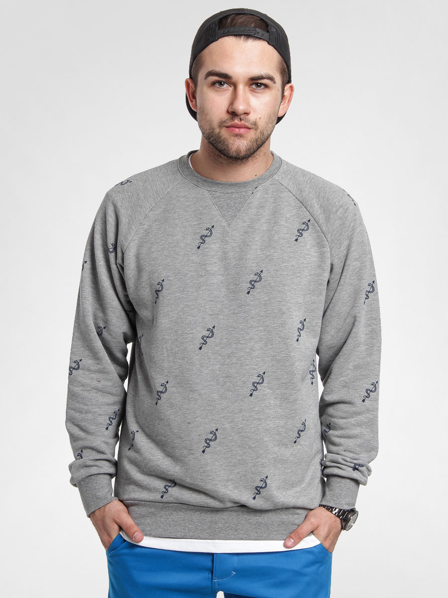 Bluza Turbokolor Hugo (greyheather/torchprint)