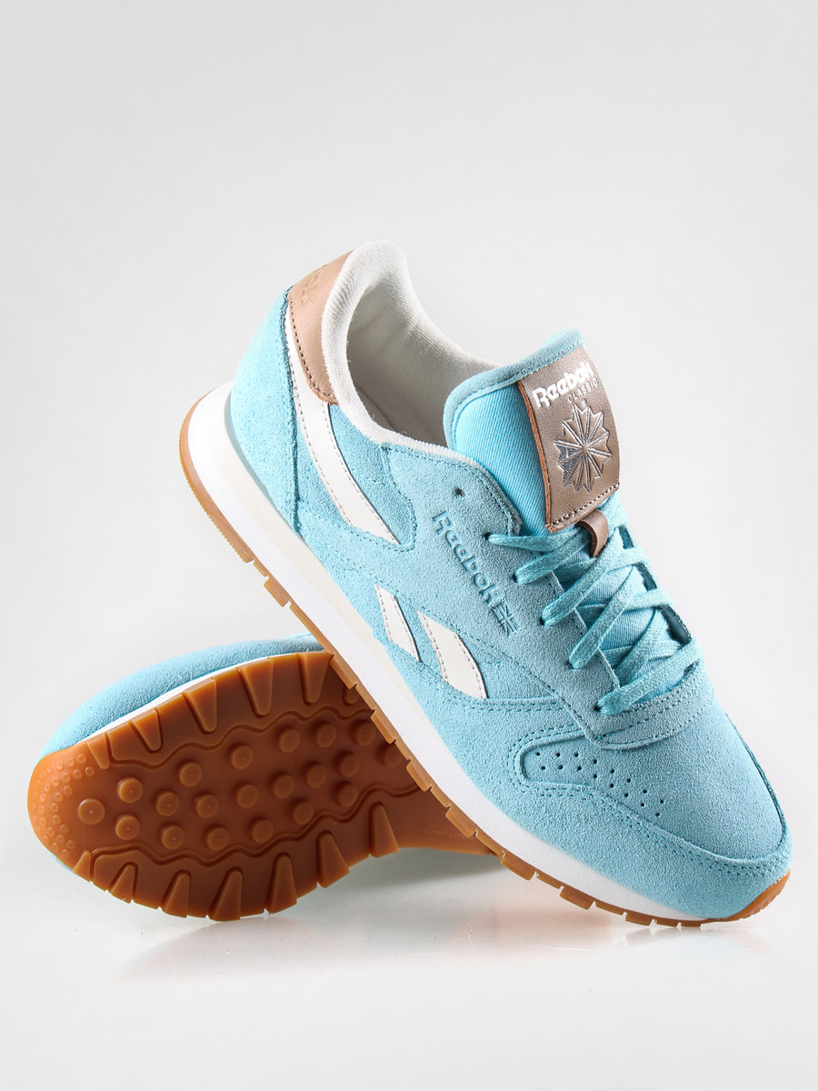 Buty Reebok Cl Leather Suede Wmn (blue/chalk/sandtrap)