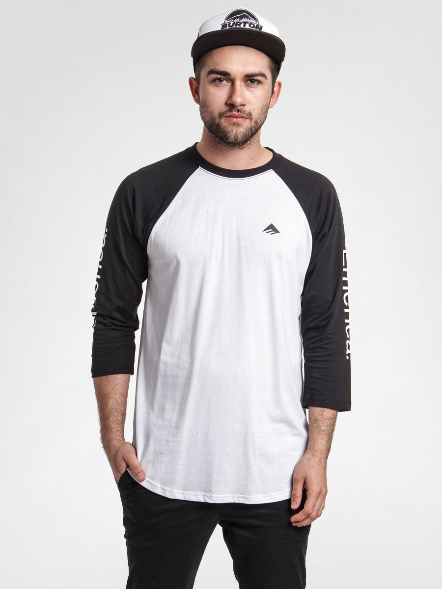 Koszulka Emerica Team Combo 3-4 Sleeve Rag (blk)