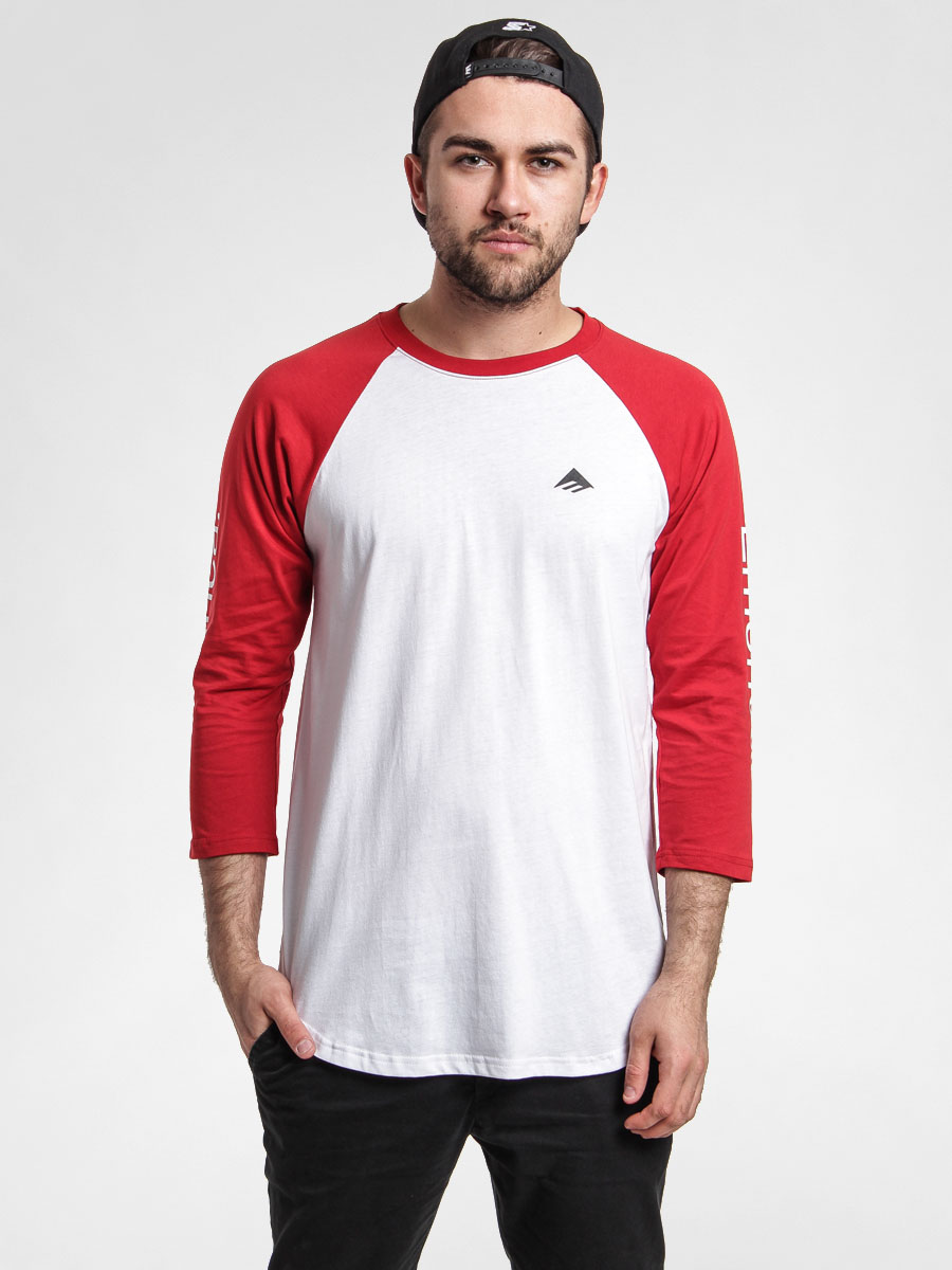 Koszulka Emerica Team Combo 3-4 Sleeve Rag (red)