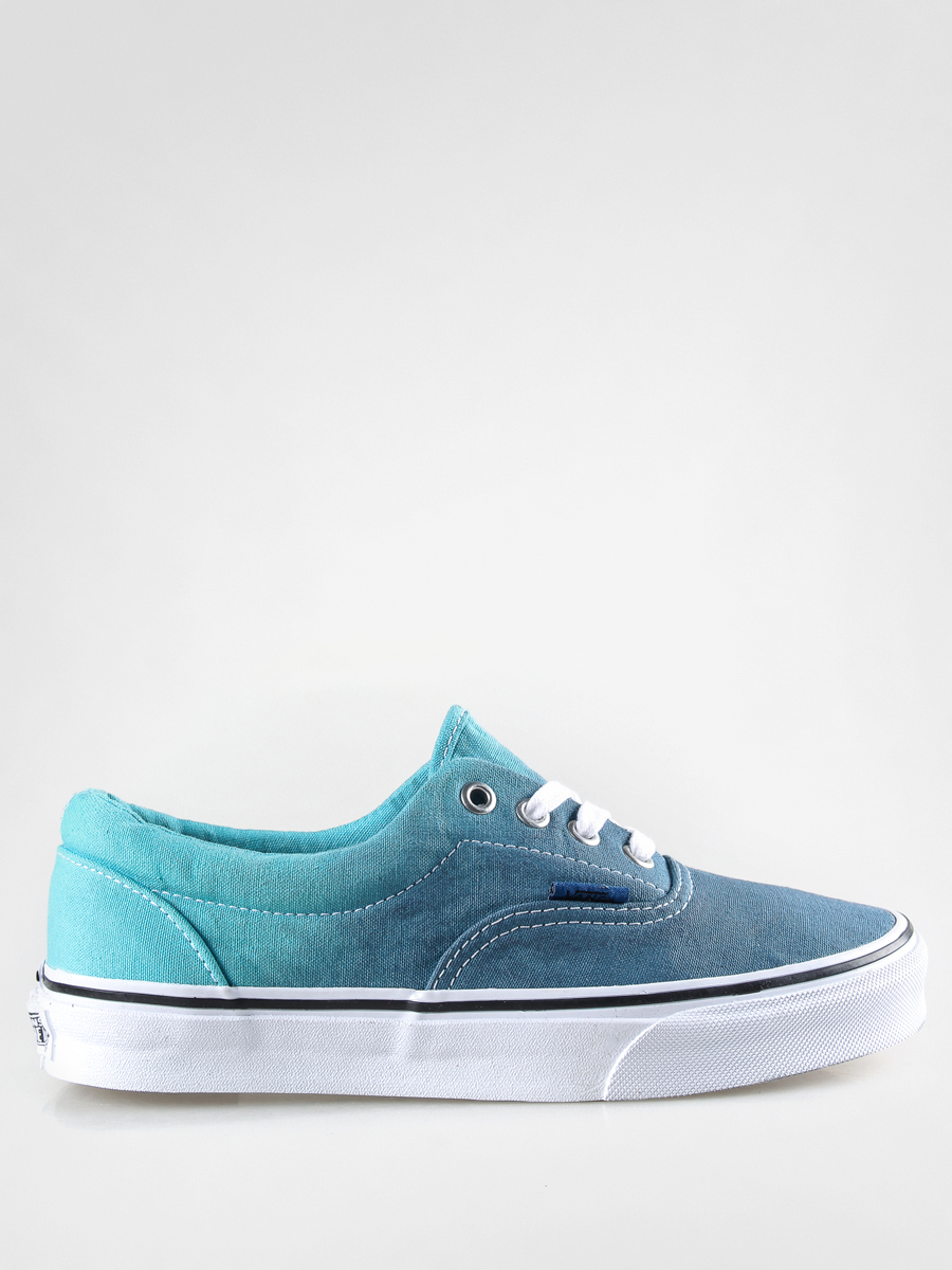 teal and blue vans