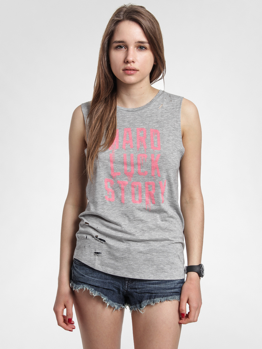 Koszulka Vans Hard Luck Story Wmn (grey heather)