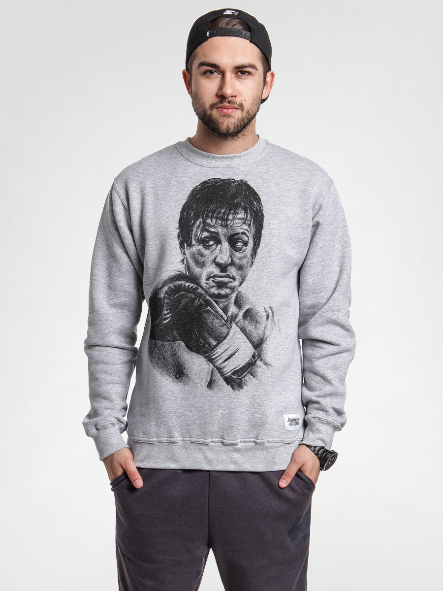 Bluza Diamante Wear Rocky Balboa Hero (gry/)