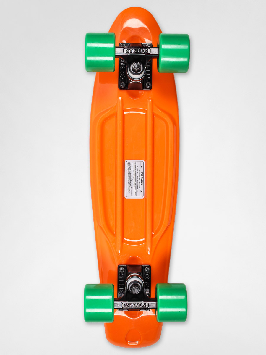 Deskorolka cruiser Stereo Vinyl (orange/black/green)