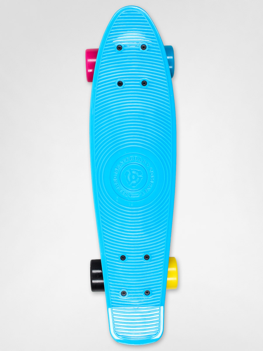 Deskorolka cruiser Stereo Vinyl (cyan/white/cmyk)