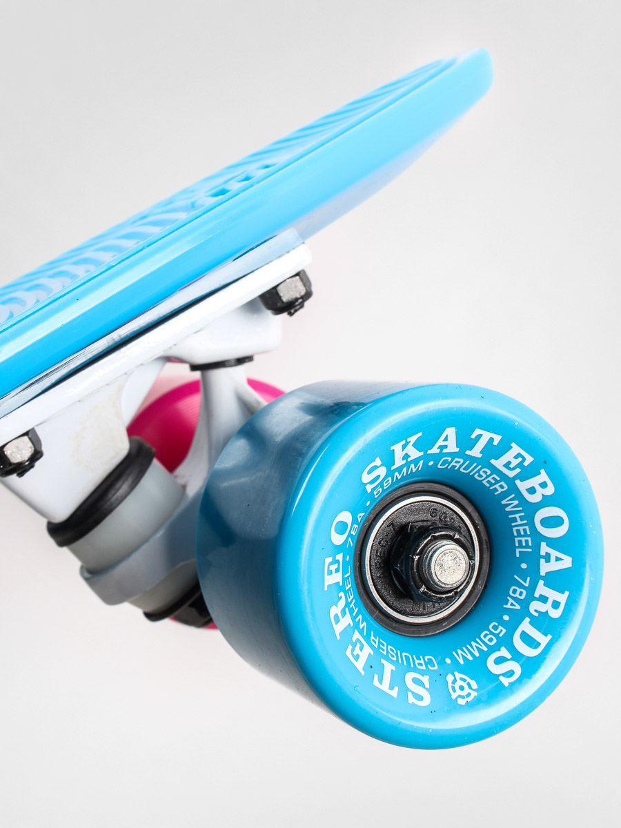 Deskorolka cruiser Stereo Vinyl (cyan/white/cmyk)