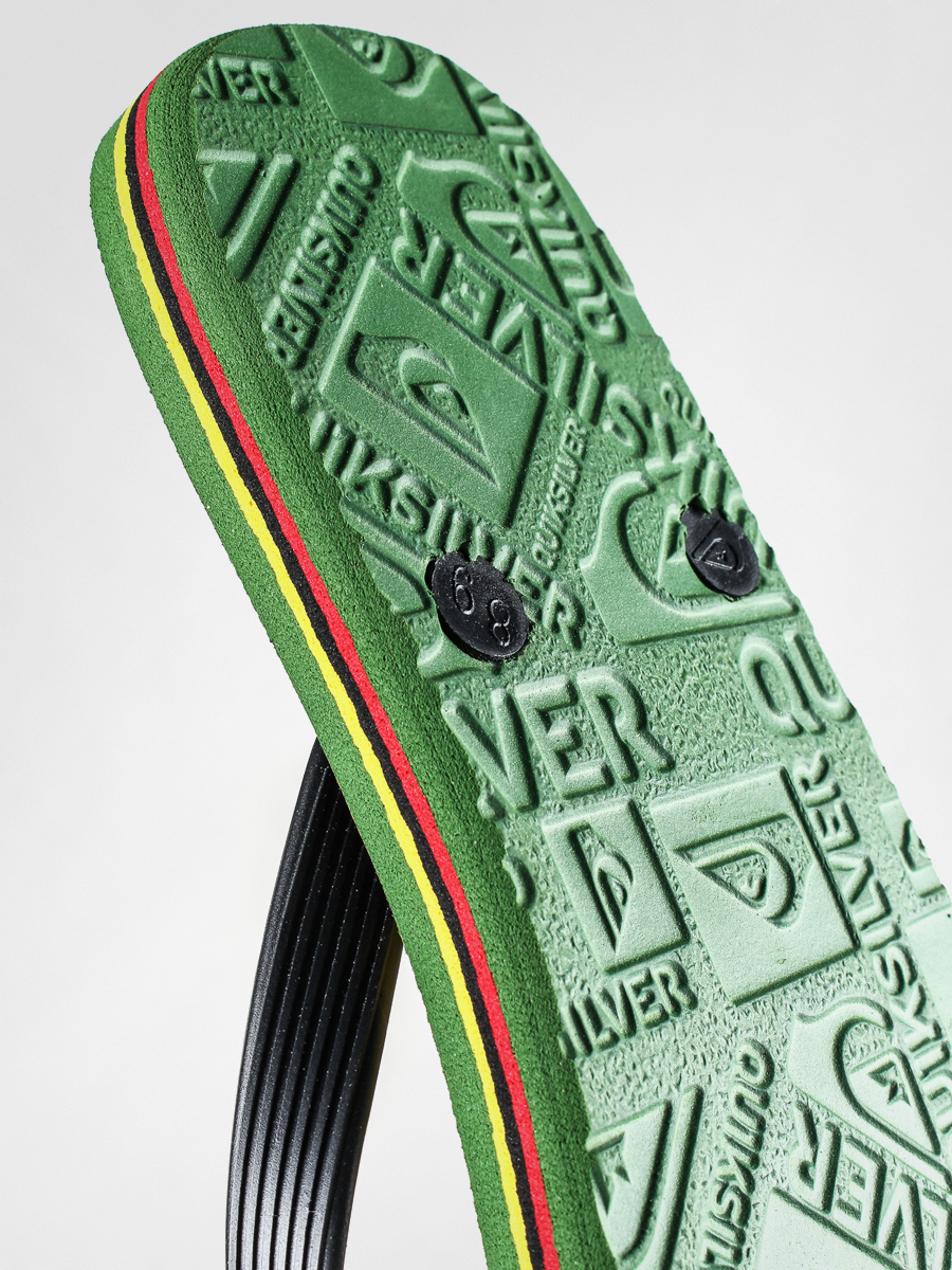 quiksilver rasta flip flops