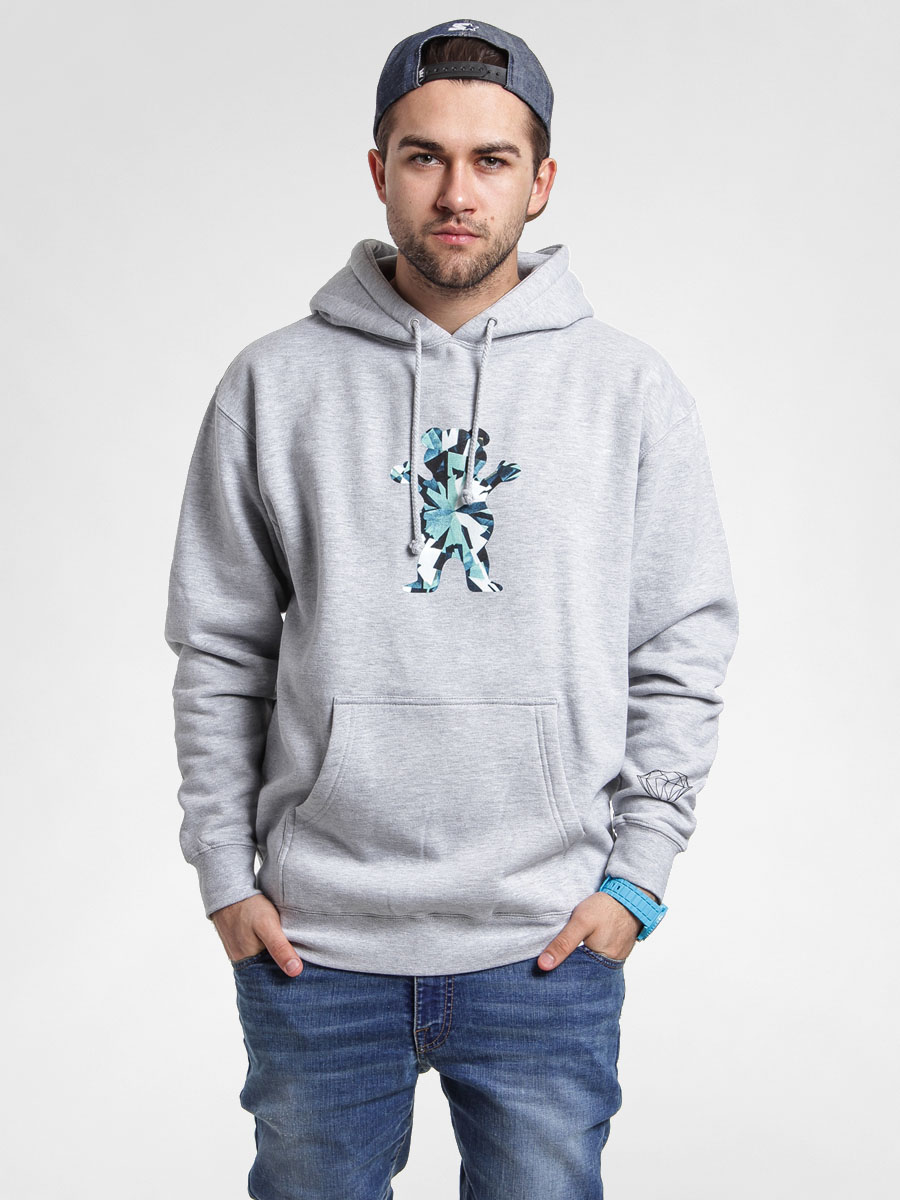 Bluza z kapturem Diamond Grizzly Simplicity Bear HD (heather)