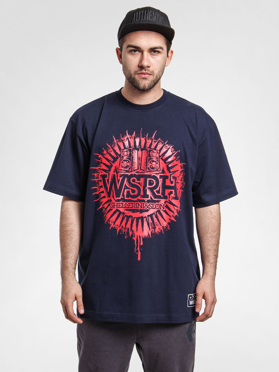 T-shirt WSRH Slonce (navy/red)